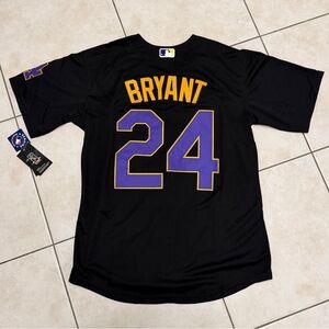 🔥 Nike Dodgers Kobe Bryant 8/24 Black Mamba Jersey – RARE